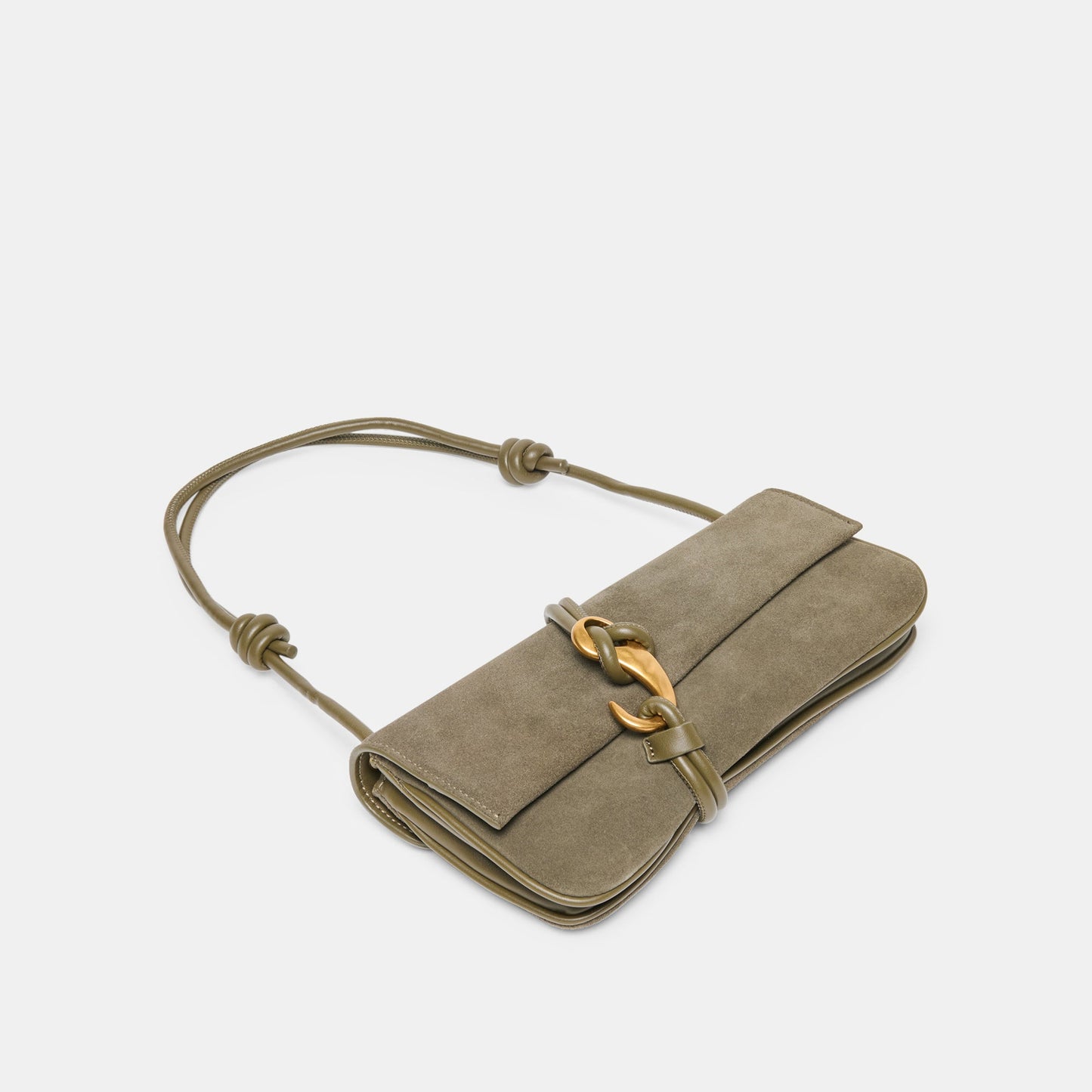 Alice Olive Suede Shoulder Bag Dolce Vita