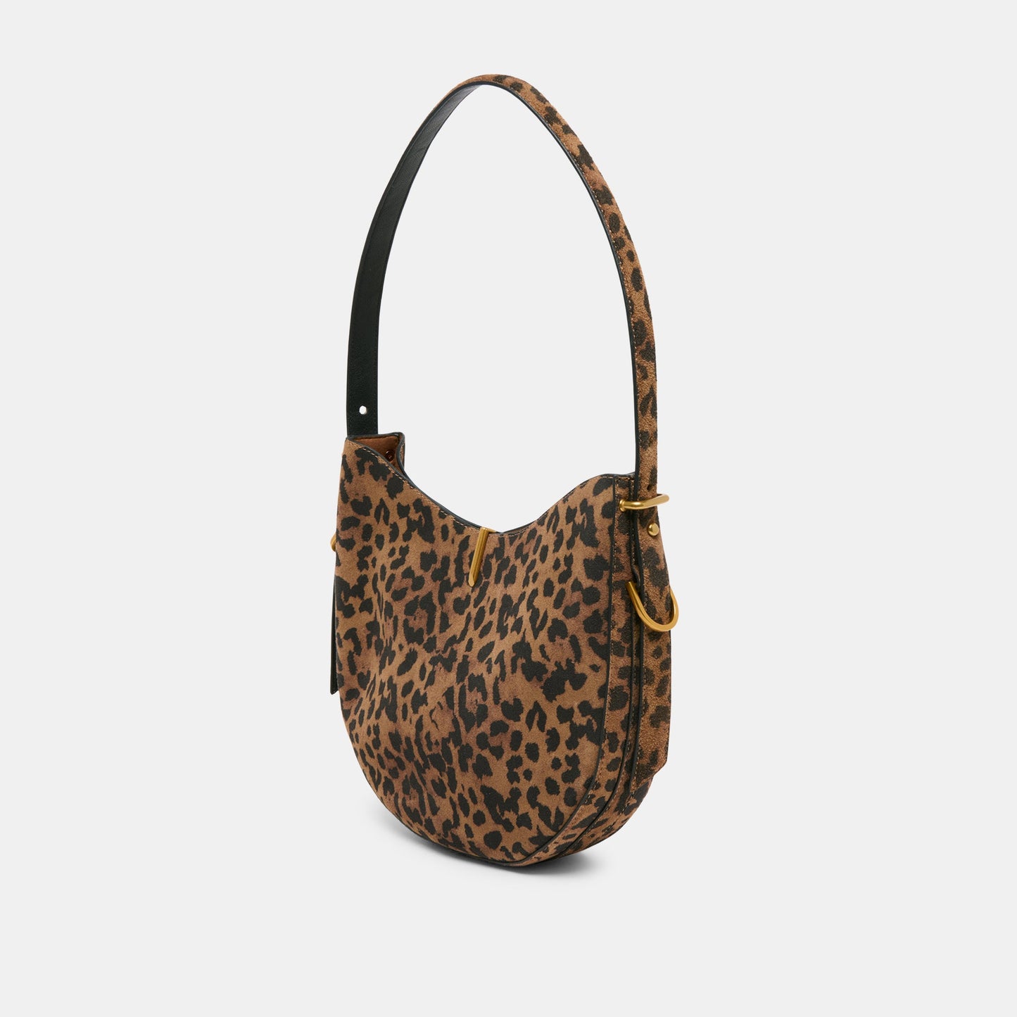Bree Leopard Suede Shoulder Bag Dolce Vita