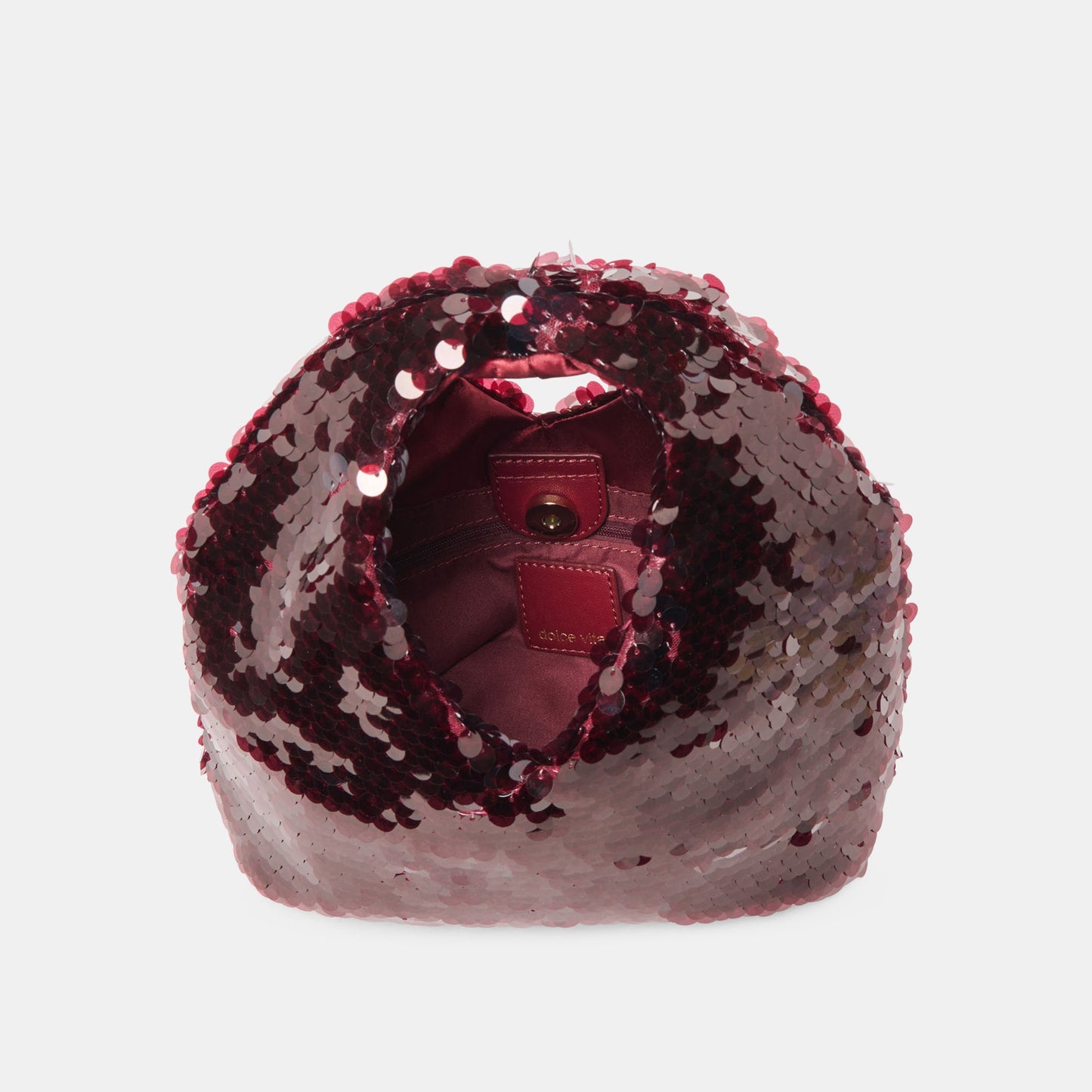 Dahlia Sequin Burgundy Sequin Handbag Dolce Vita