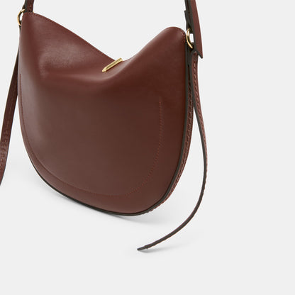 Burano Brown Leather Crossbody Dolce Vita