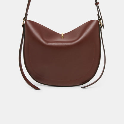 Burano Brown Leather Crossbody Dolce Vita