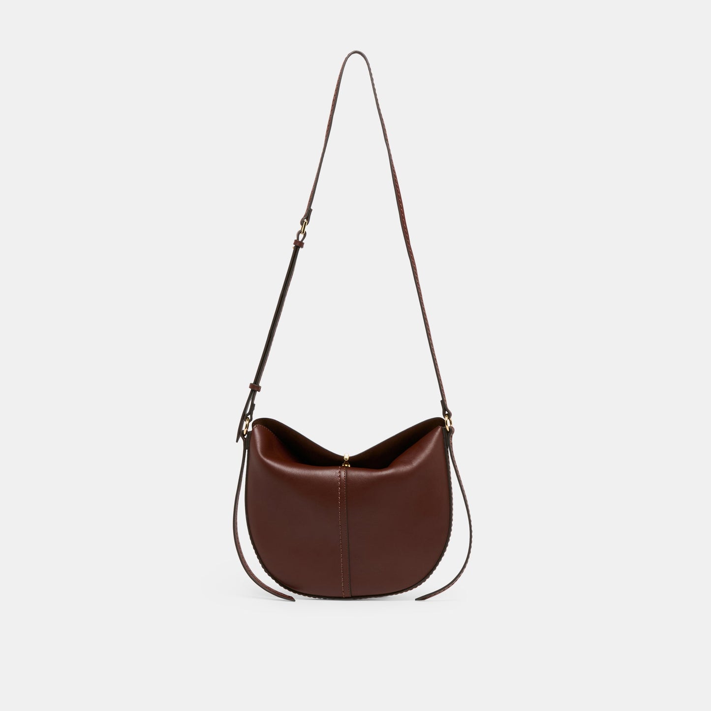 Burano Brown Leather Crossbody Dolce Vita