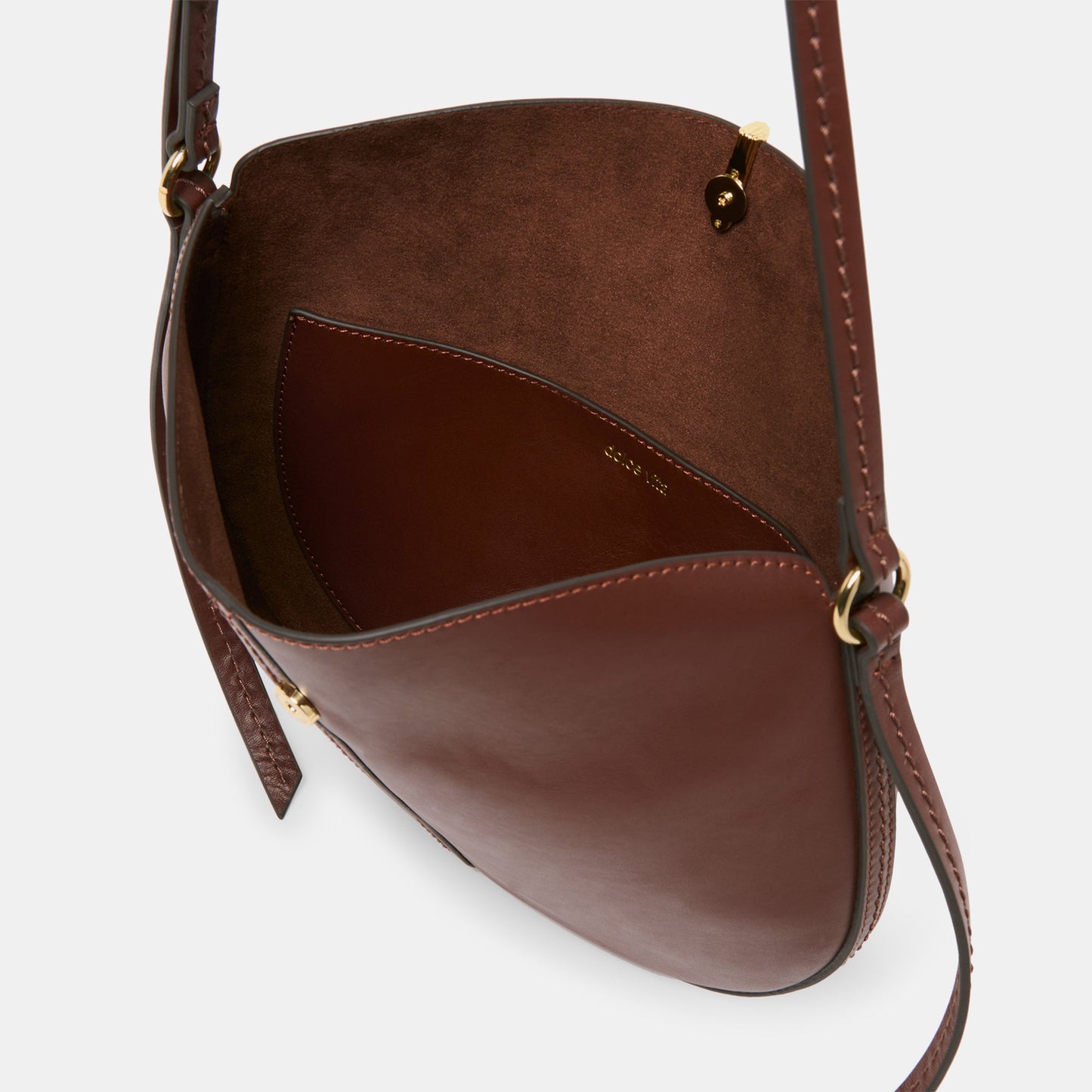 Burano Brown Leather Crossbody Dolce Vita