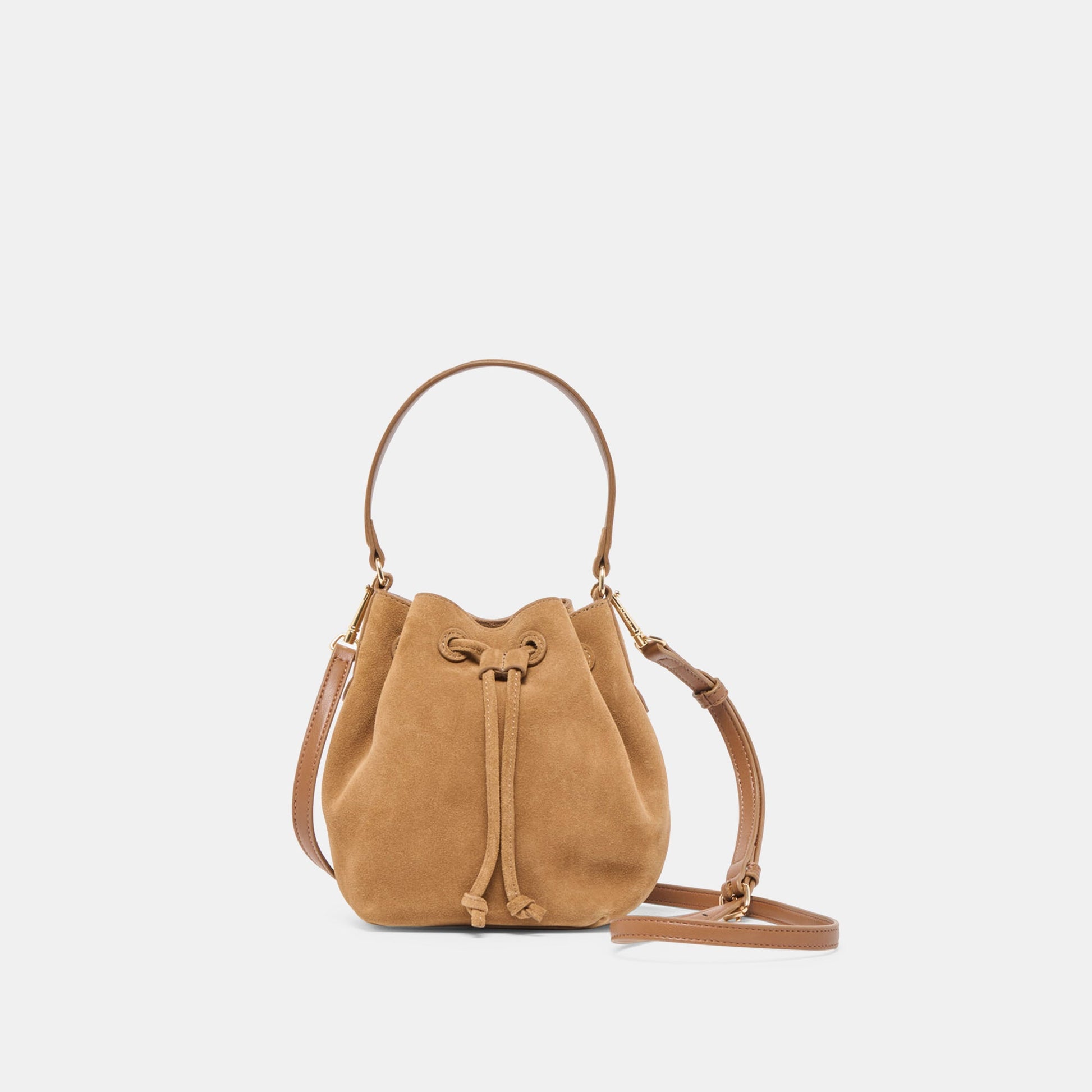 Amaru Brown Suede Crossbody Dolce Vita