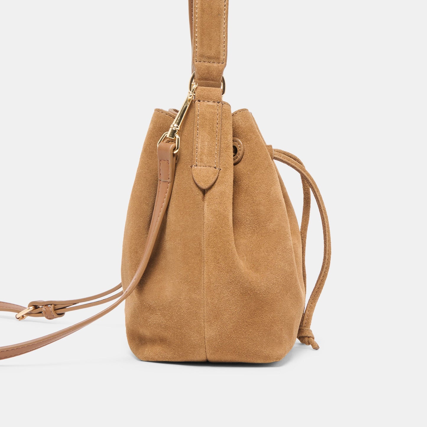 Amaru Brown Suede Crossbody Dolce Vita