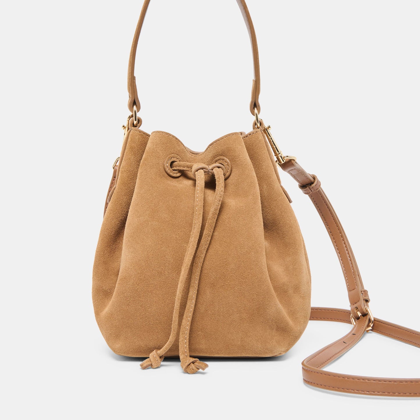 Amaru Brown Suede Crossbody Dolce Vita