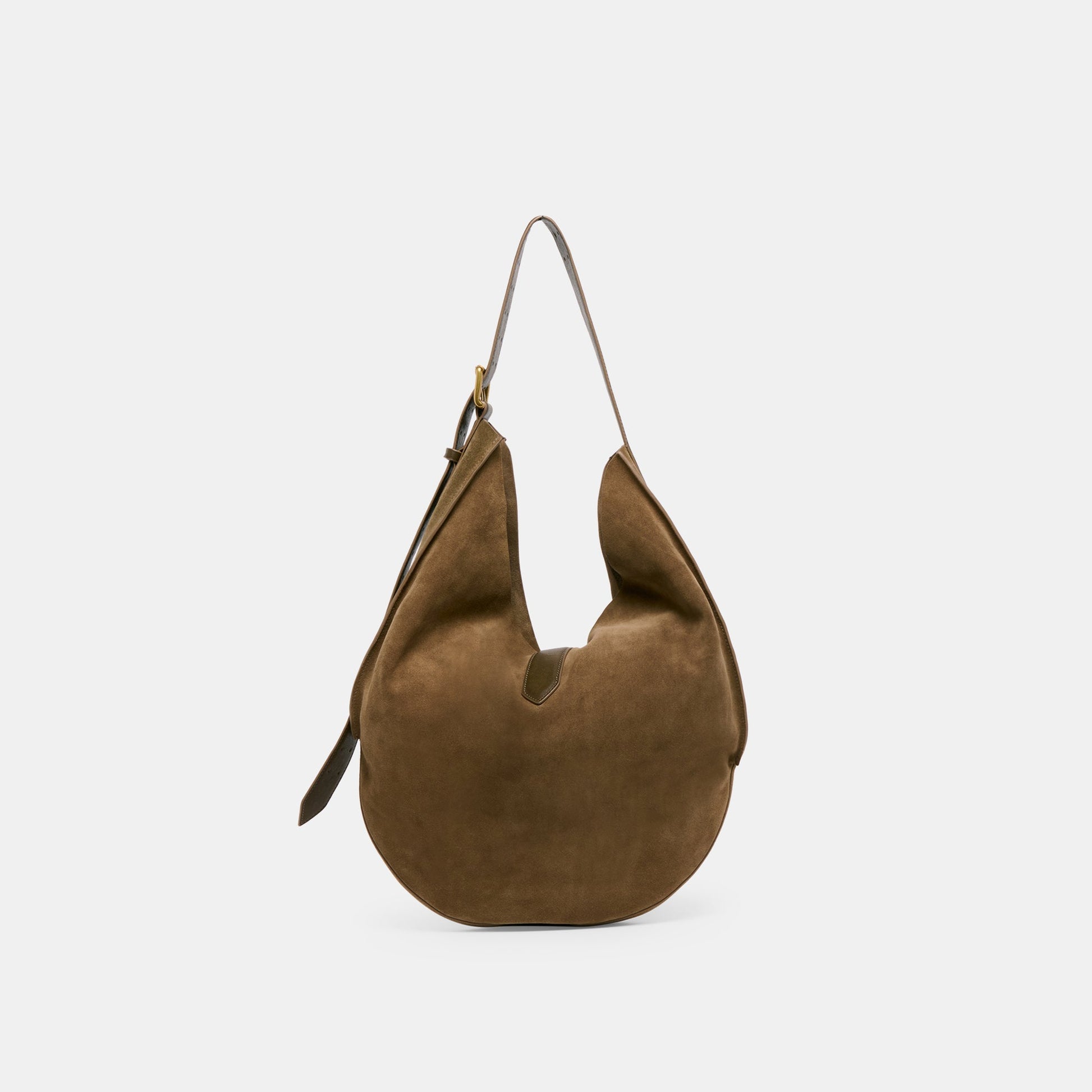 Oakley Olive Suede Tote Dolce Vita