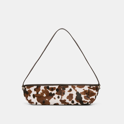 Savaii Cocoa Calf Hair Shoulder Bag Dolce Vita