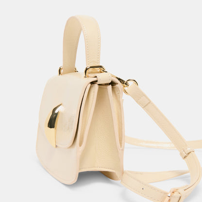 Lucia Creme Crackled Stella Crossbody Dolce Vita