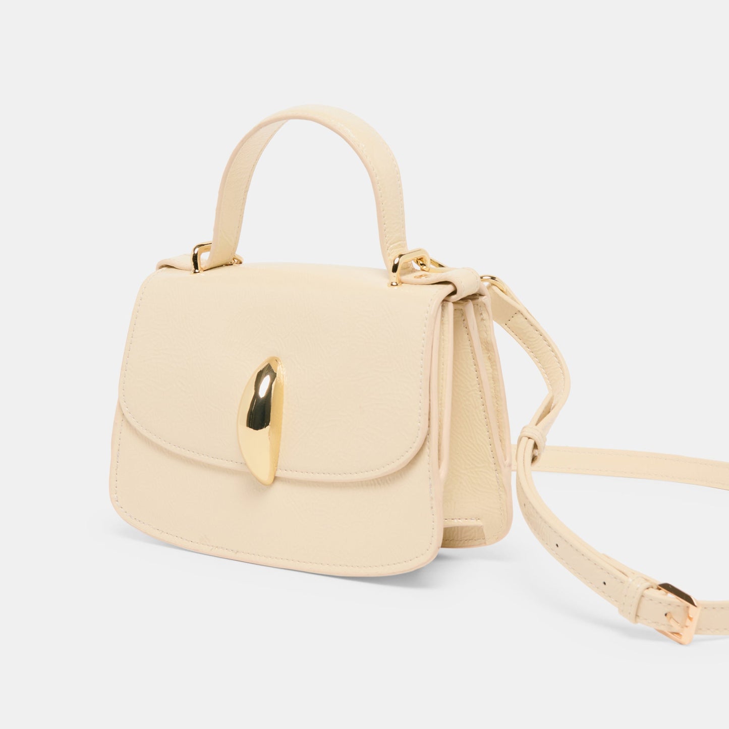 Lucia Creme Crackled Stella Crossbody Dolce Vita