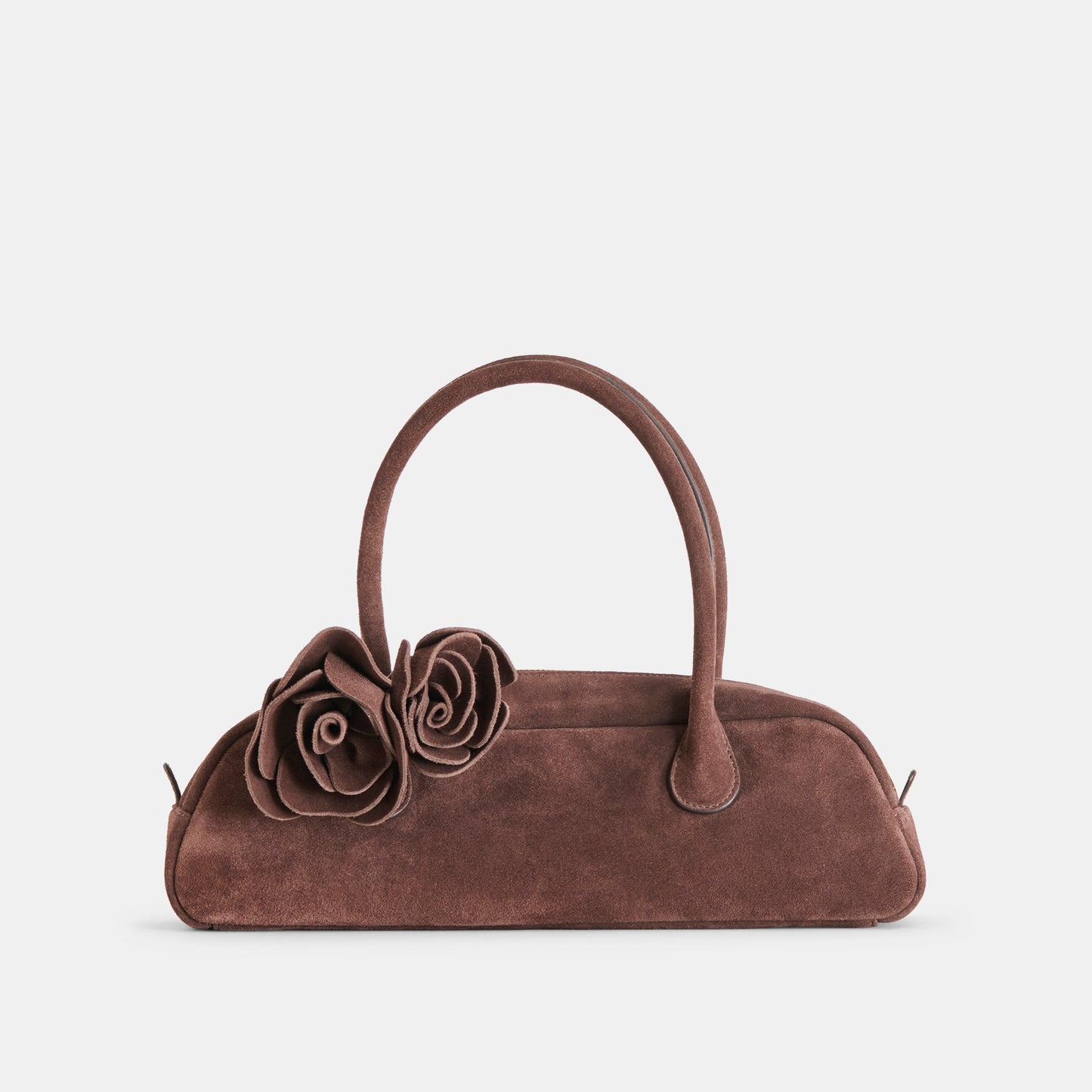 Boracay Chocolate Suede Shoulder Bag Dolce Vita