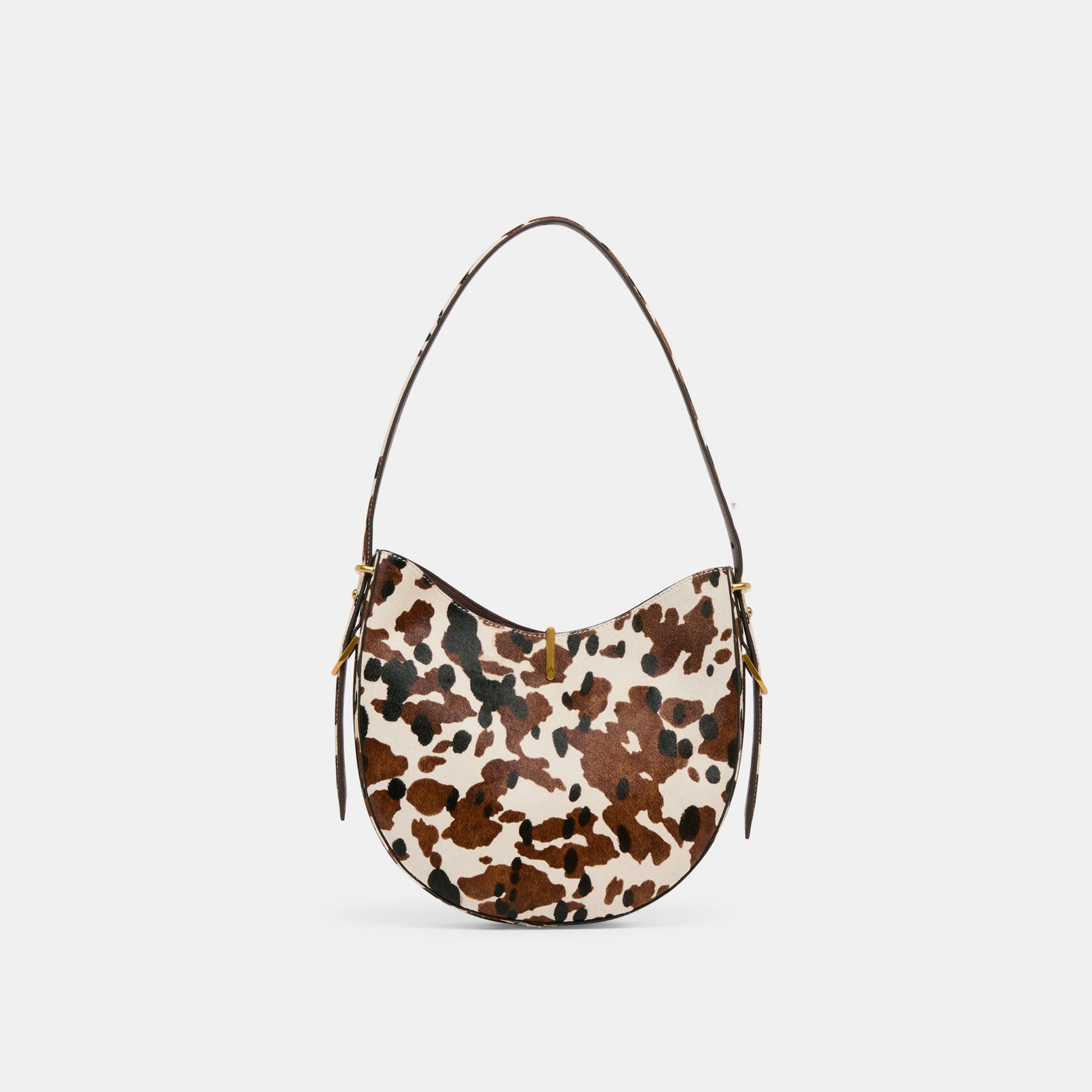Bree Cocoa Calf Hair Shoulder Bag Dolce Vita