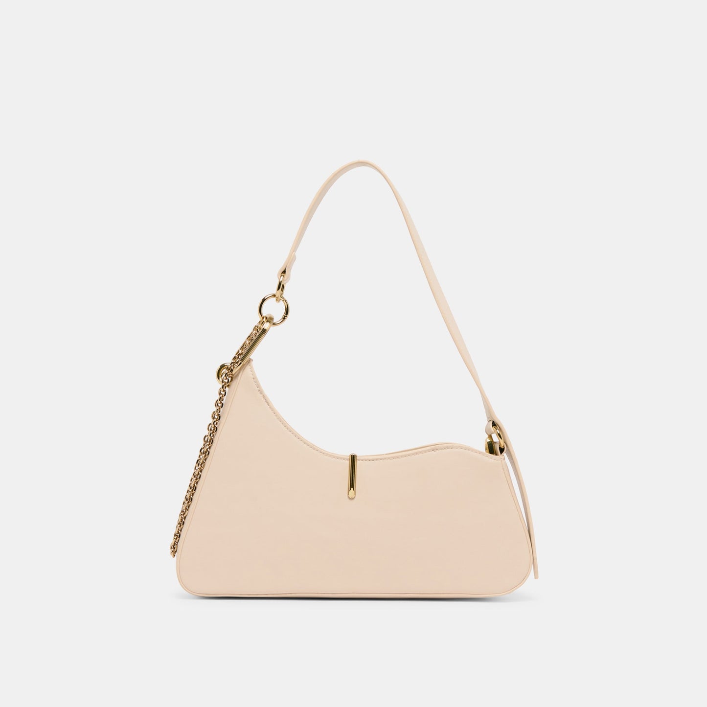 Prya Creme Leather Shoulder Bag Dolce Vita