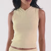 Prya Creme Leather Shoulder Bag Dolce Vita
