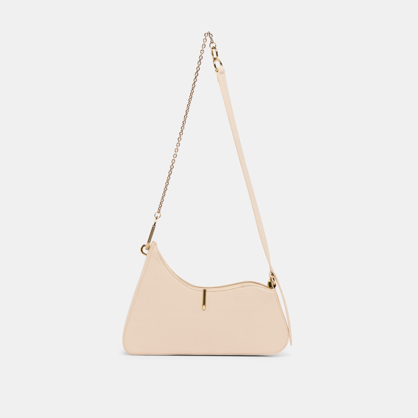 Prya Creme Leather Shoulder Bag Dolce Vita