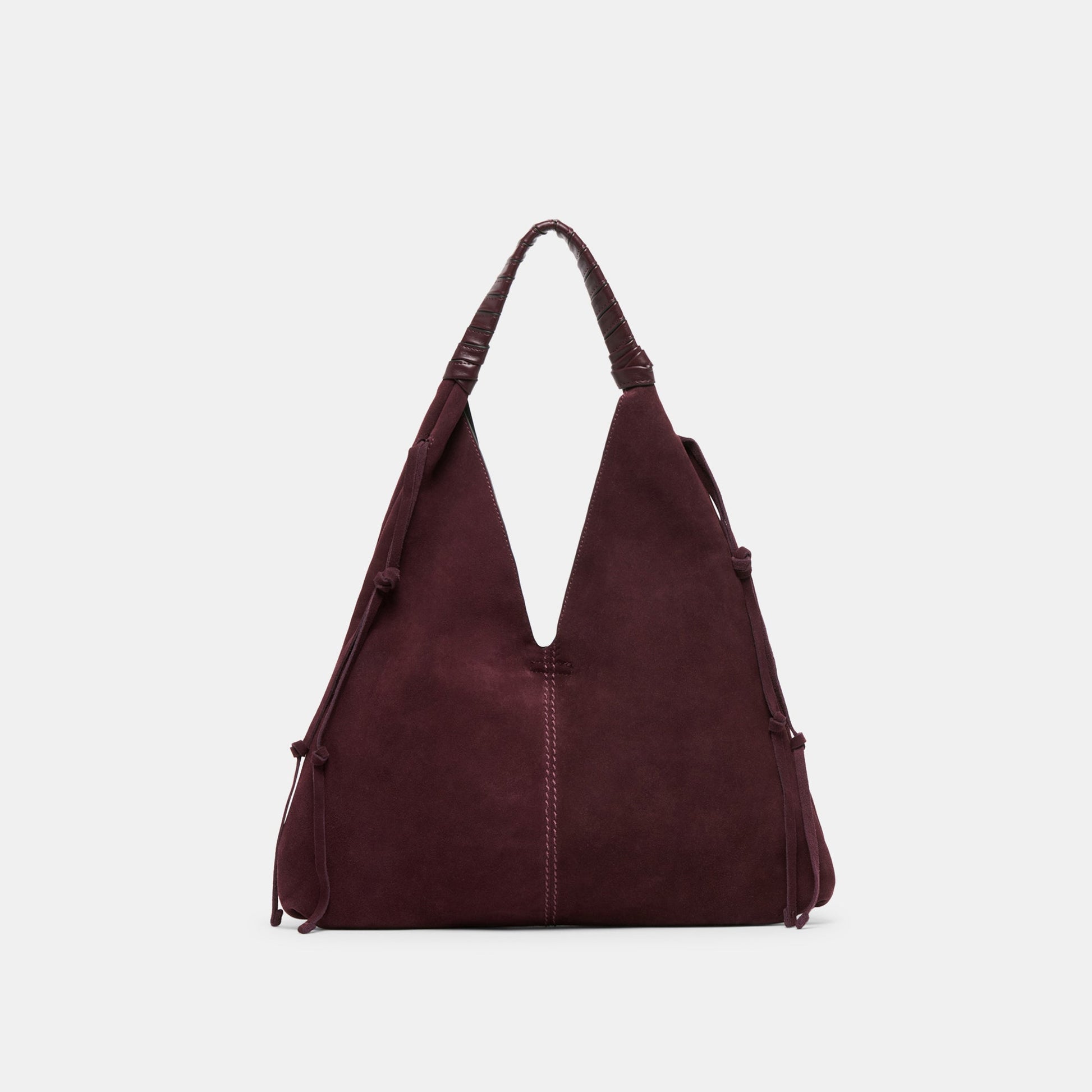 Merrick Burgundy Suede Tote Dolce Vita