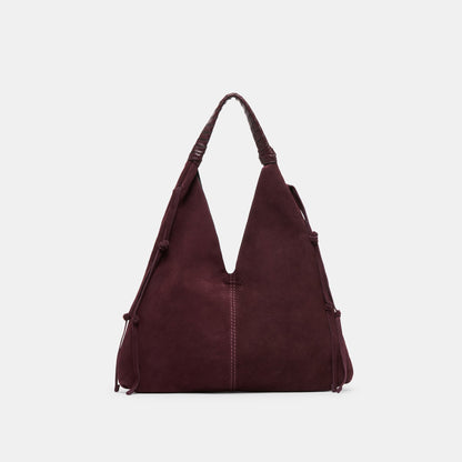 Merrick Burgundy Suede Tote Dolce Vita