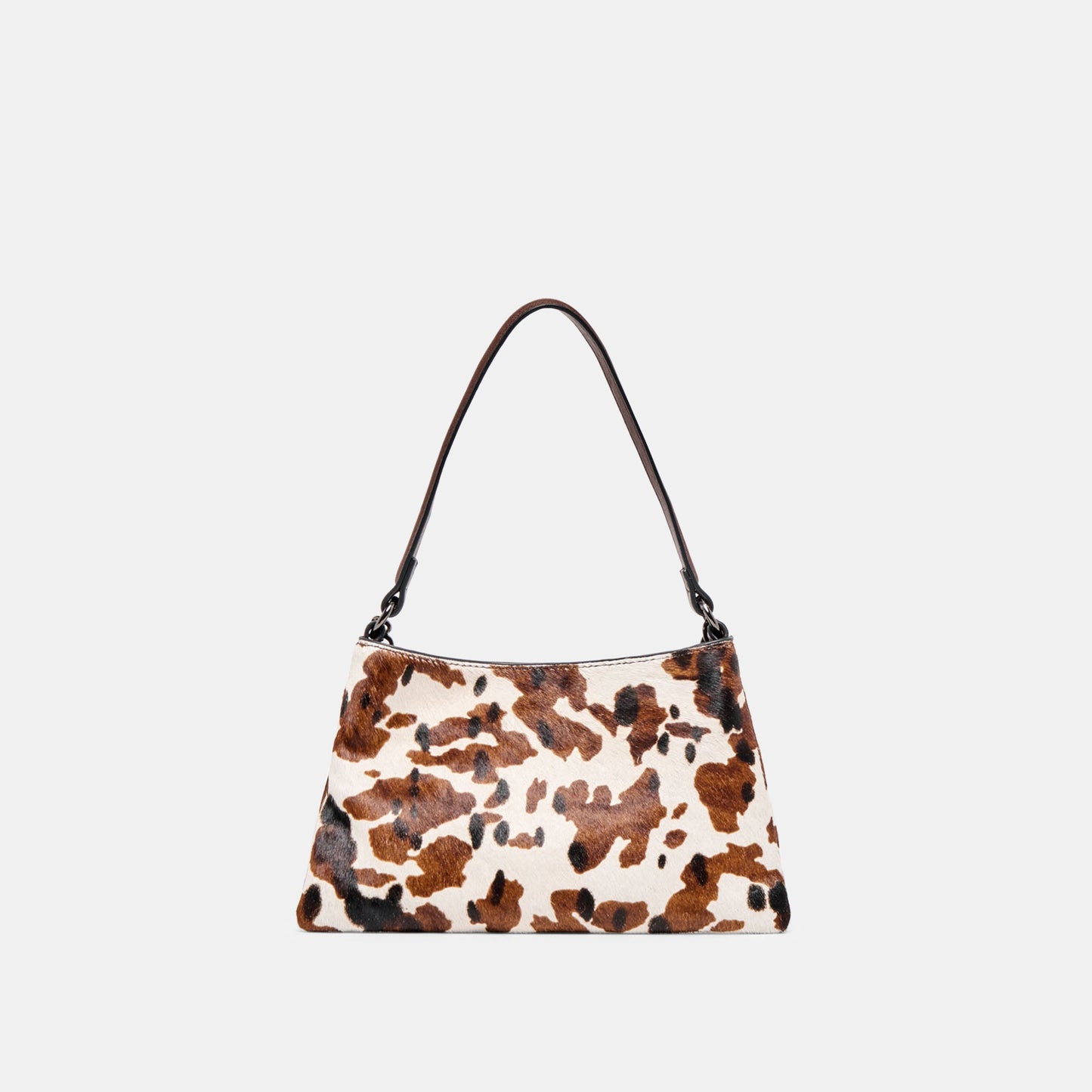 Jagger Cocoa Calf Hair Shoulder Bag Dolce Vita