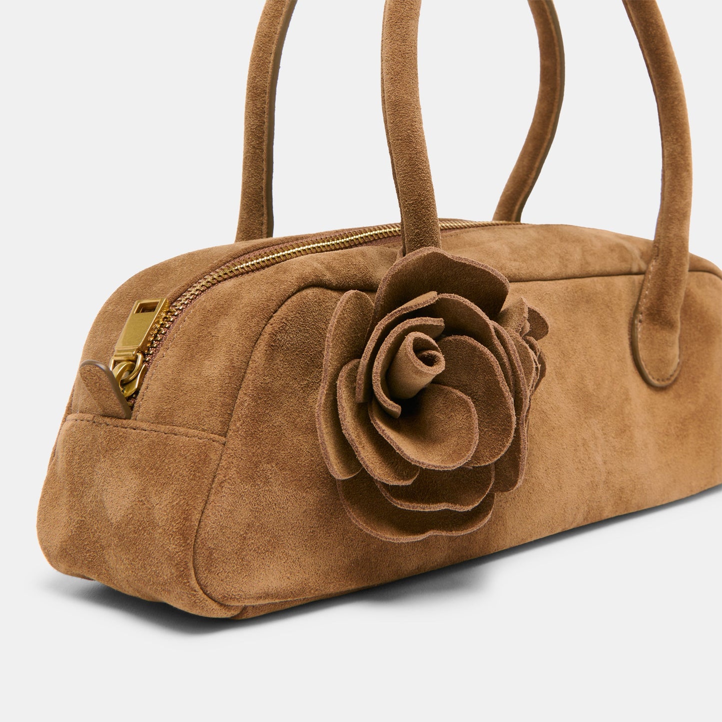 Boracay Brown Suede Shoulder Bag Dolce Vita