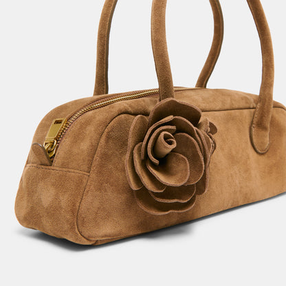 Boracay Brown Suede Shoulder Bag Dolce Vita