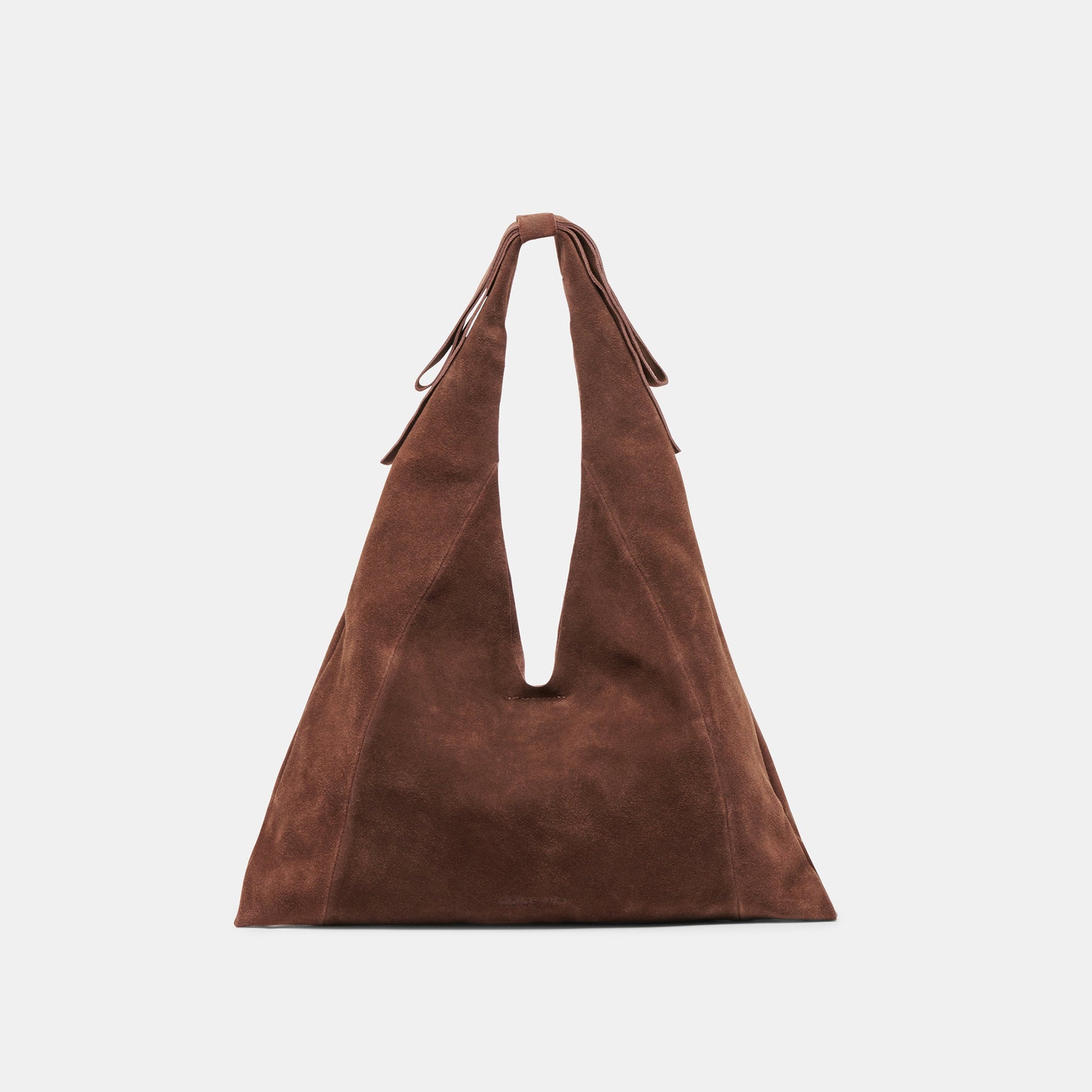 Marie Chocolate Suede Tote Dolce Vita