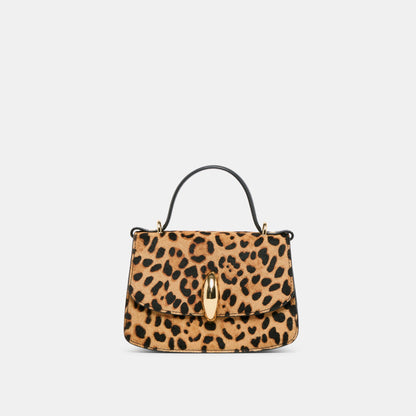 Lucia Leopard Calf Hair Crossbody Dolce Vita