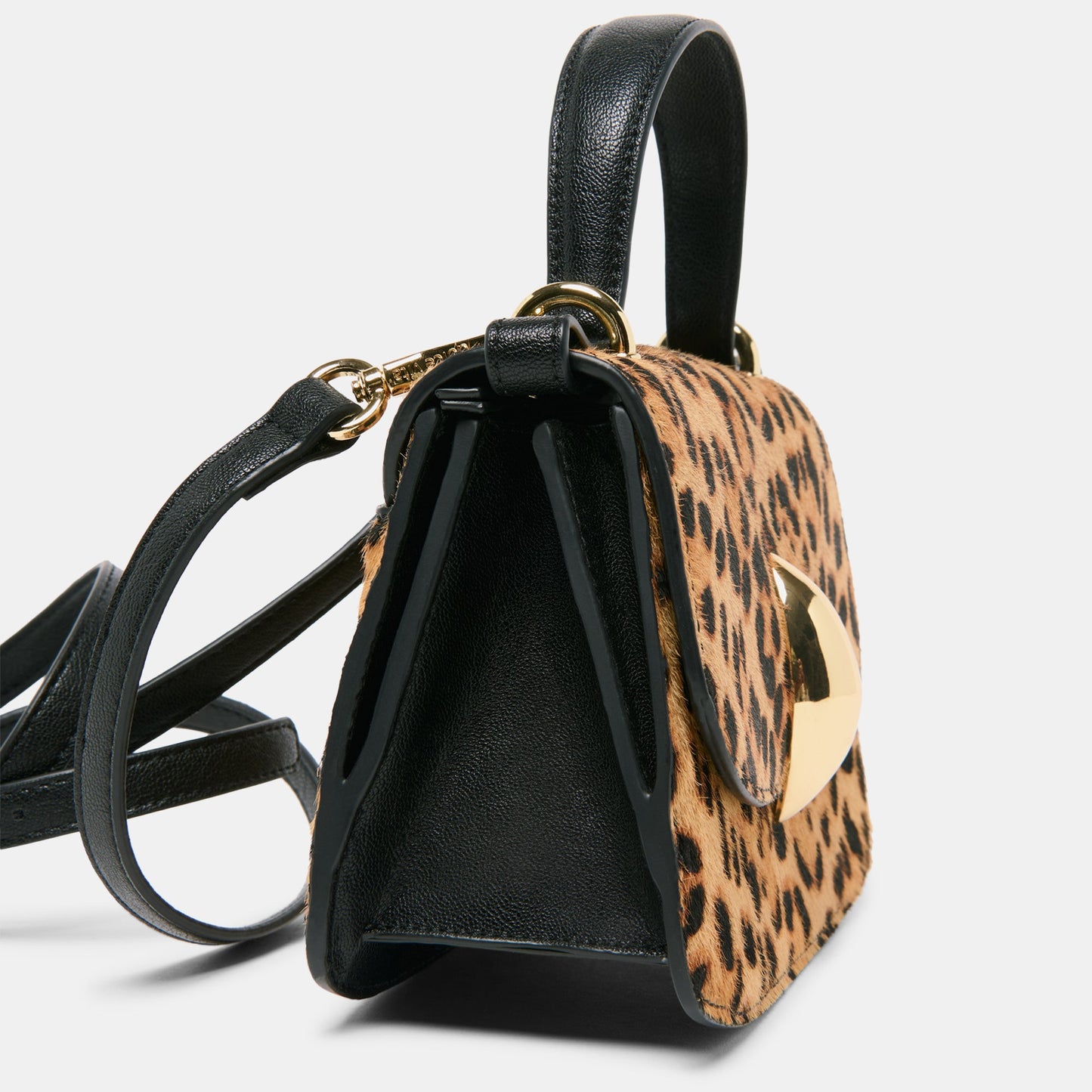 Lucia Leopard Calf Hair Crossbody Dolce Vita