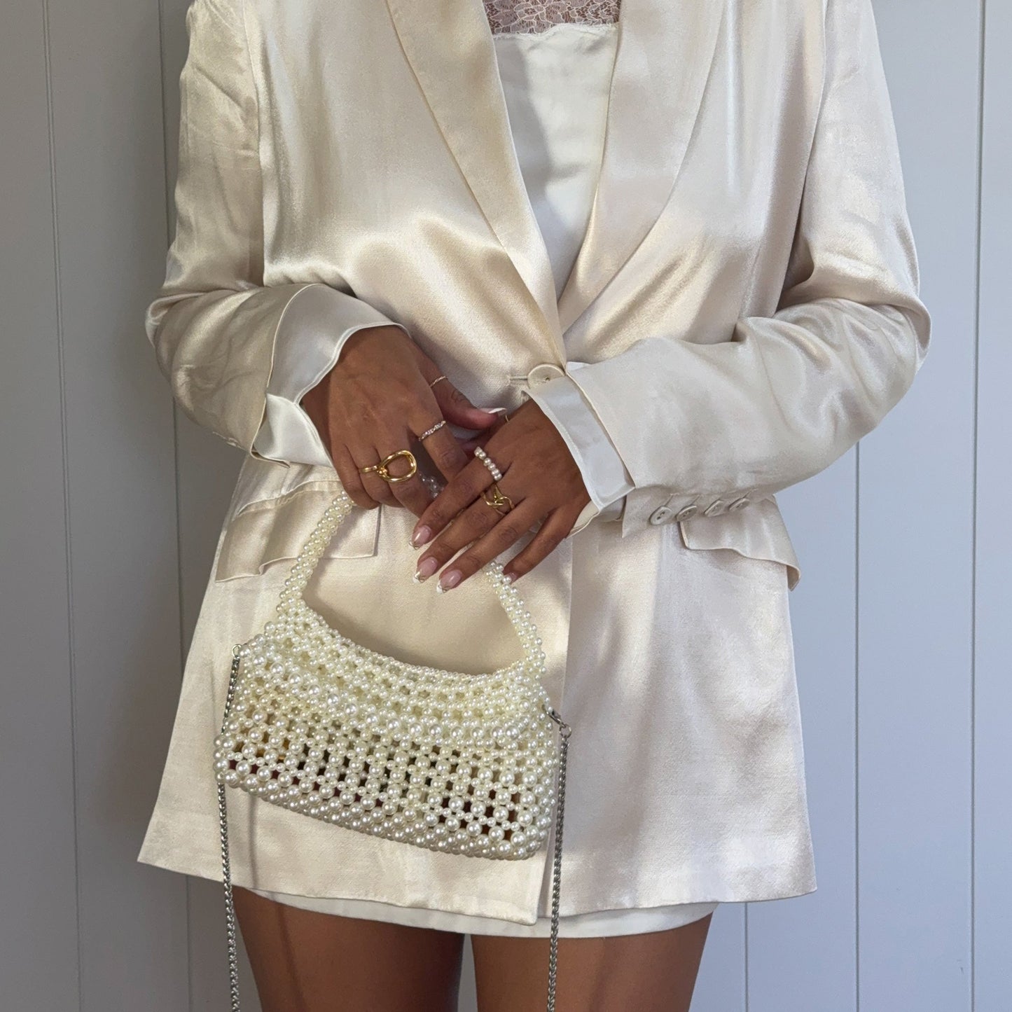 Elloise Handbag in Pearl - Dolce Vita Stylish Purse Dolce Vita