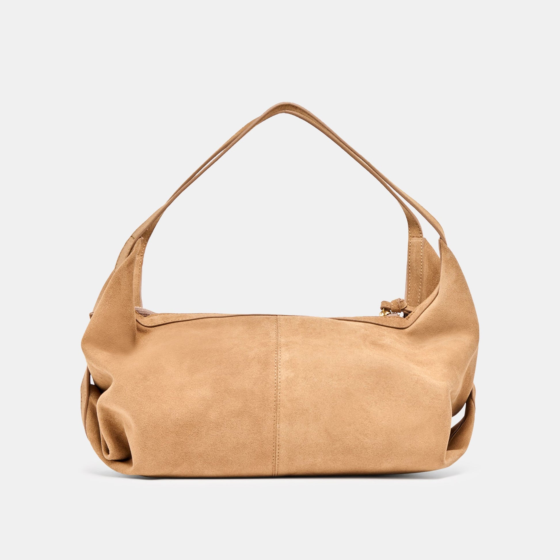 Billy Camel Suede Shoulder Bag Dolce Vita