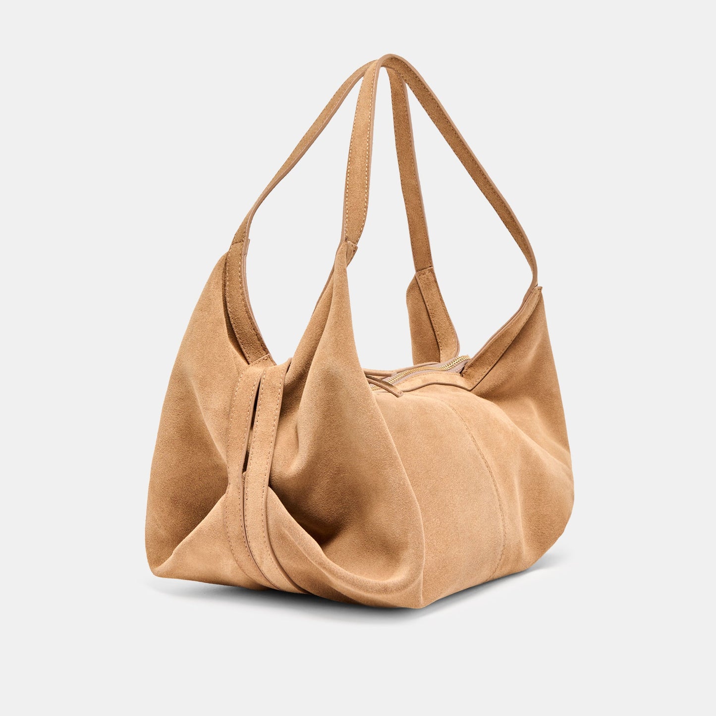 Billy Camel Suede Shoulder Bag Dolce Vita