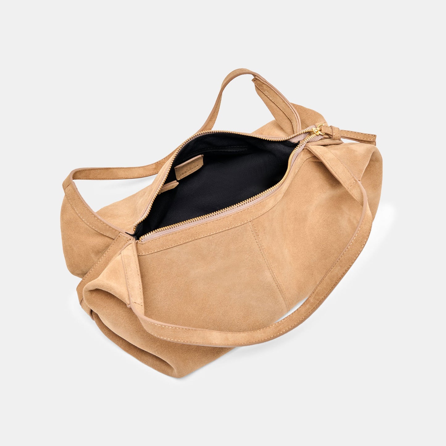 Billy Camel Suede Shoulder Bag Dolce Vita