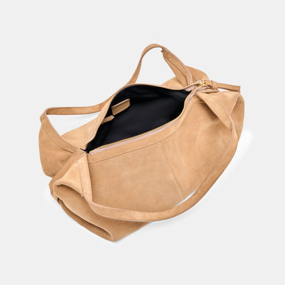 Billy Camel Suede Shoulder Bag Dolce Vita