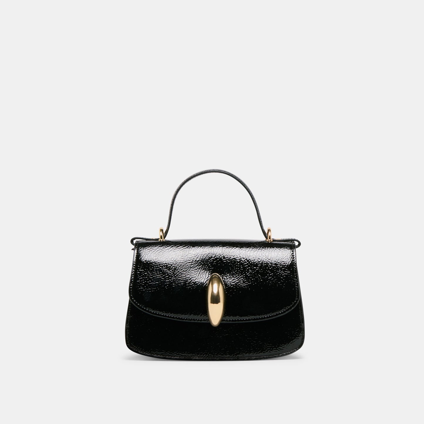 Lucia Black Crackled Stella Crossbody Dolce Vita