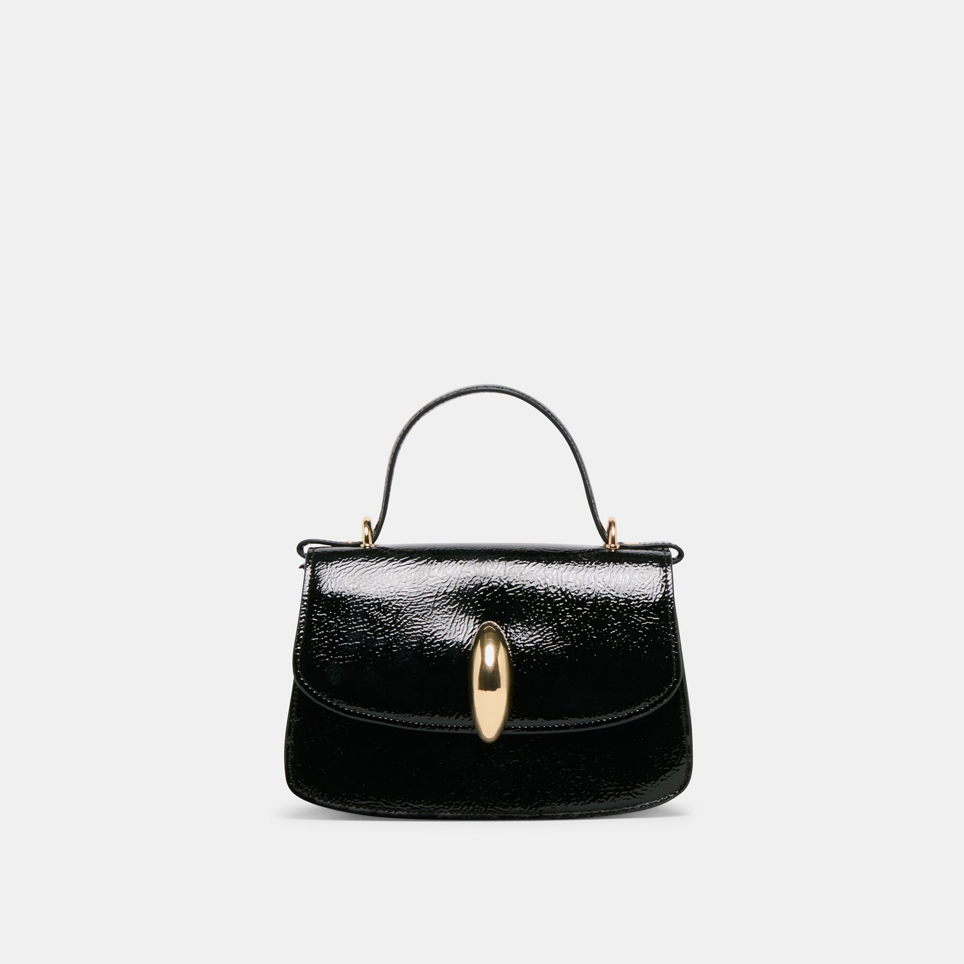 Lucia Black Crackled Stella Crossbody Dolce Vita