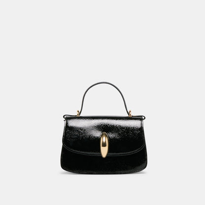 Lucia Black Crackled Stella Crossbody Dolce Vita