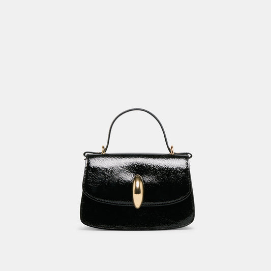 Lucia Black Crackled Stella Crossbody Dolce Vita