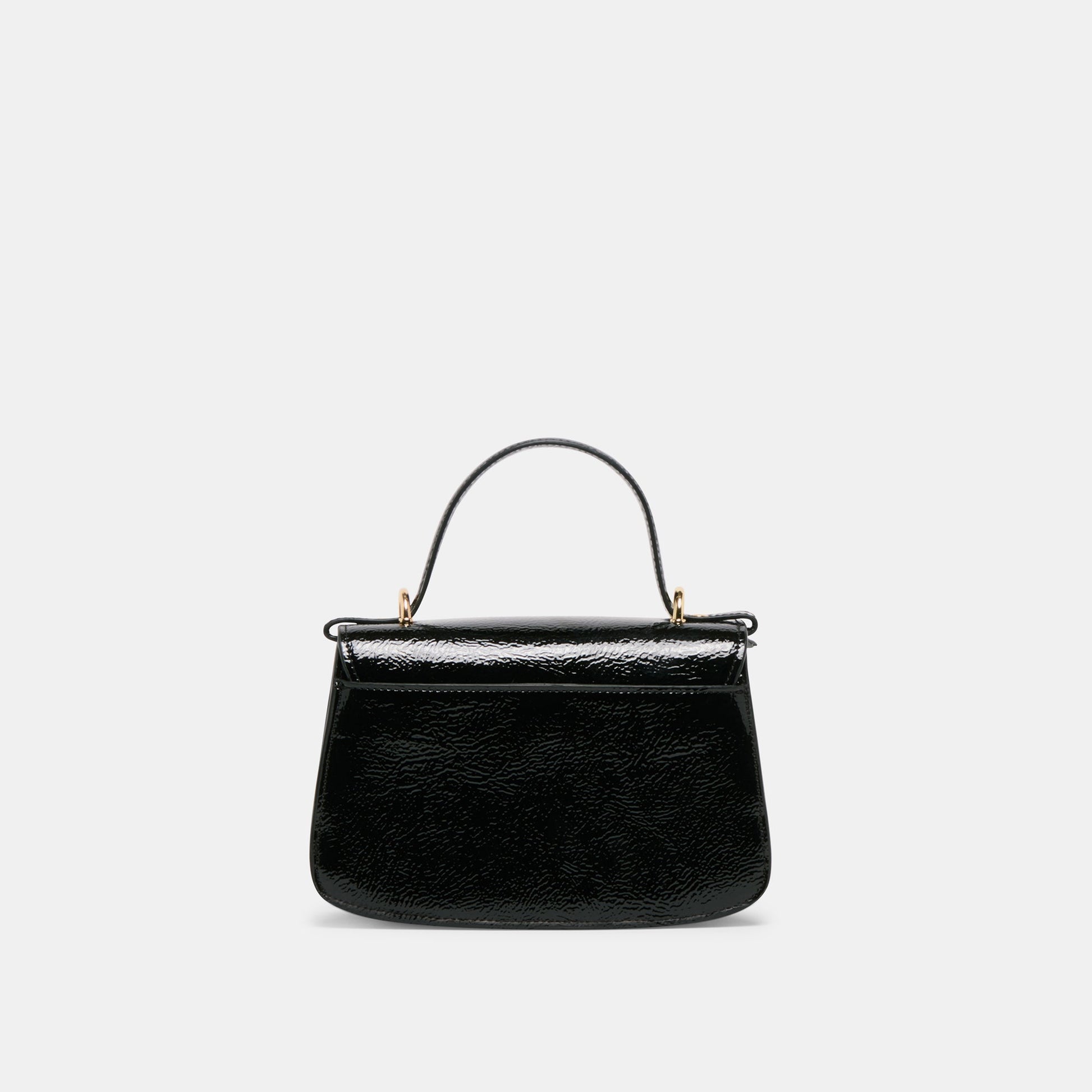 Lucia Black Crackled Stella Crossbody Dolce Vita