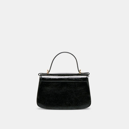Lucia Black Crackled Stella Crossbody Dolce Vita