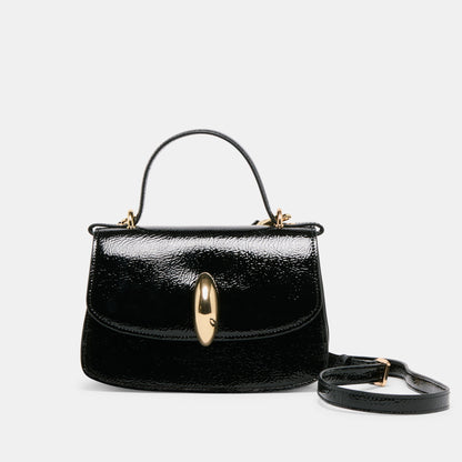 Lucia Black Crackled Stella Crossbody Dolce Vita