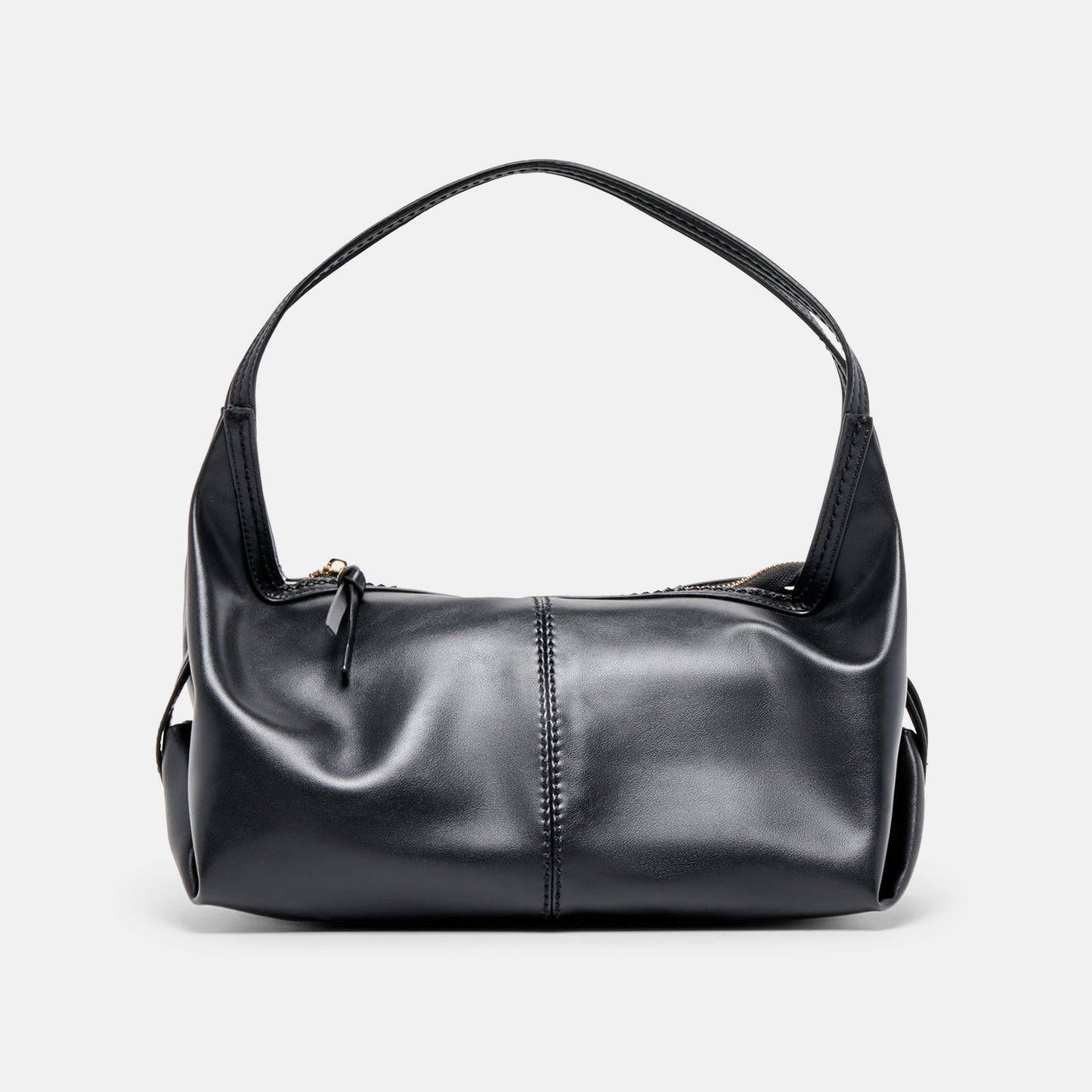 Billy Black Leather Shoulder Bag Dolce Vita