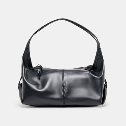 Billy Black Leather Shoulder Bag Dolce Vita