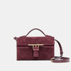 BURGUNDY SUEDE