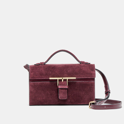 Zannone Burgundy Suede Crossbody Dolce Vita