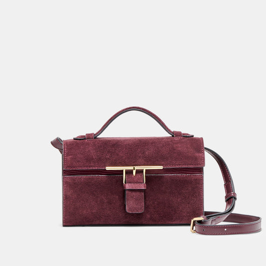 Zannone Burgundy Suede Crossbody Dolce Vita