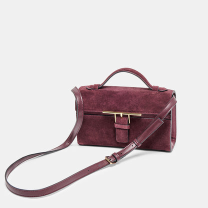 Zannone Burgundy Suede Crossbody Dolce Vita
