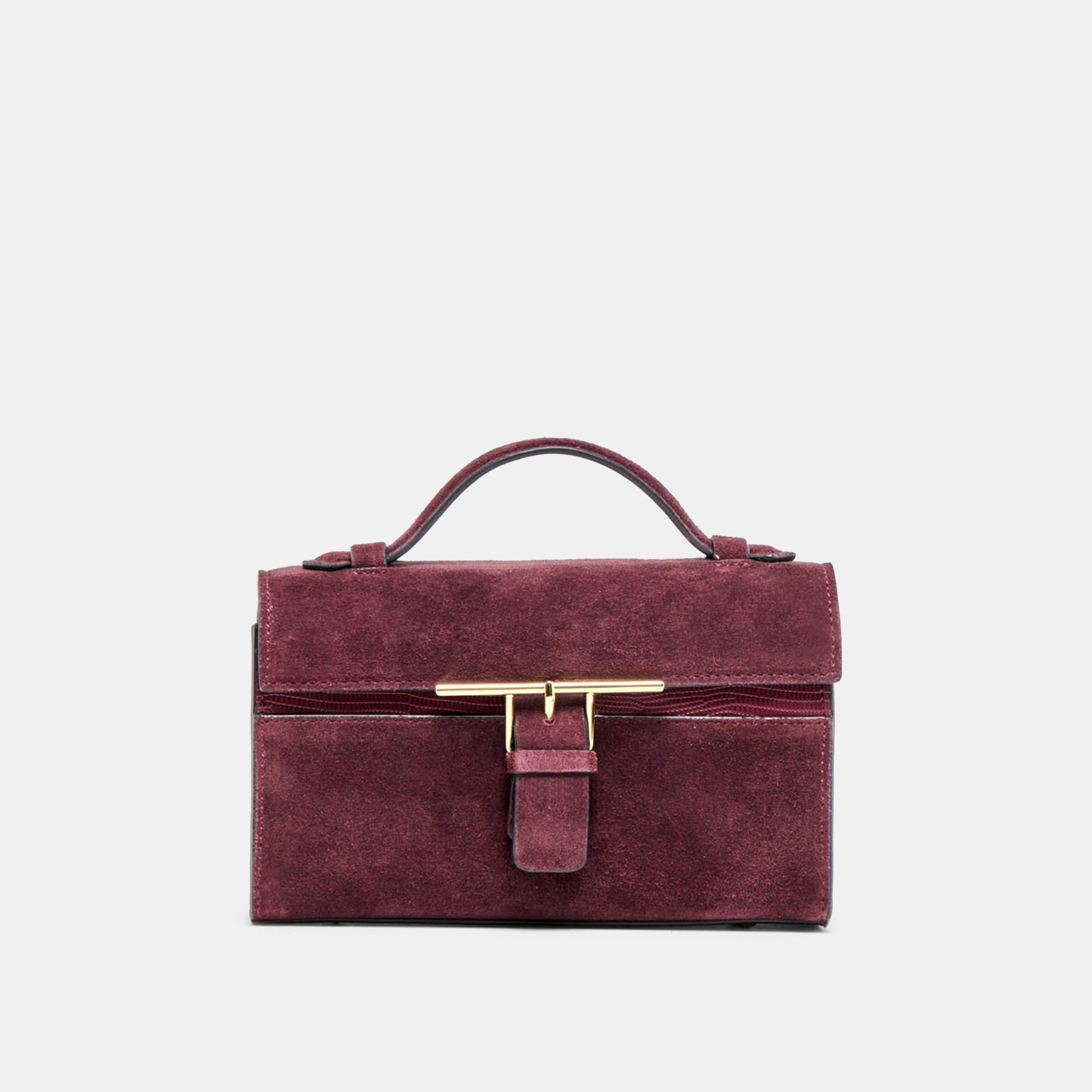 Zannone Burgundy Suede Crossbody Dolce Vita