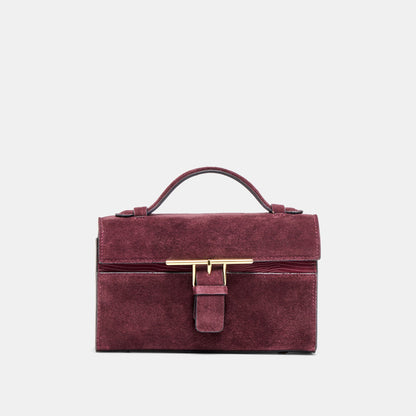 Zannone Burgundy Suede Crossbody Dolce Vita