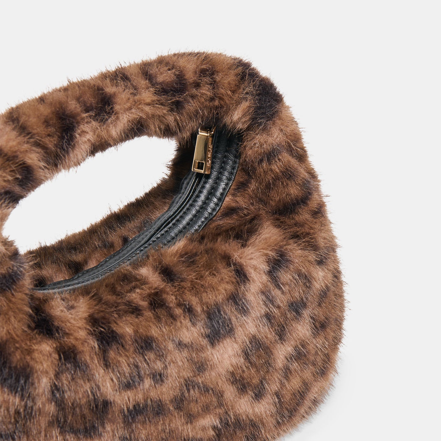 Frankie Leopard Plush Handbag Dolce Vita