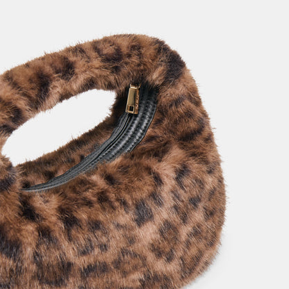Frankie Leopard Plush Handbag Dolce Vita