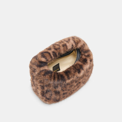 Frankie Leopard Plush Handbag Dolce Vita